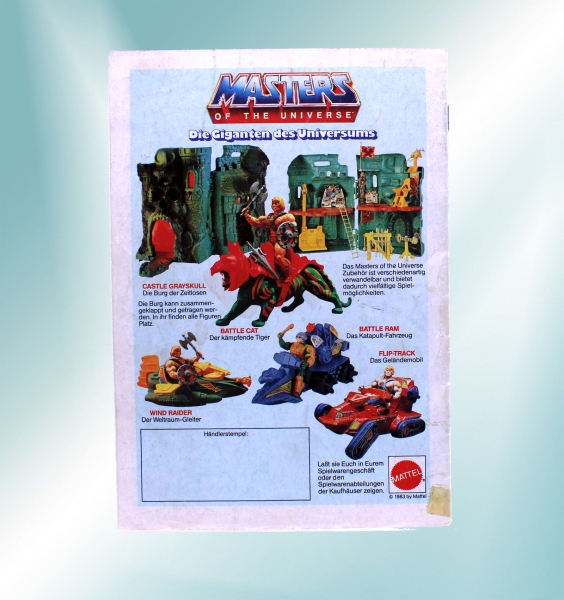 Masters of the Universe Magazin Werbeheft (1983): Kampf um das Zauberschwert von Mattel